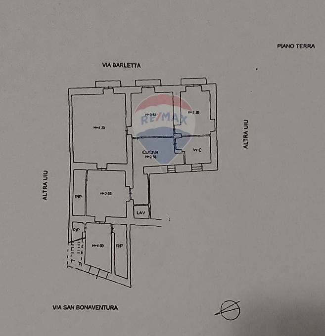 Pianta 2D - Casa indipendente Via San Bonaventura
 
51, Caltagirone - planimetria 1