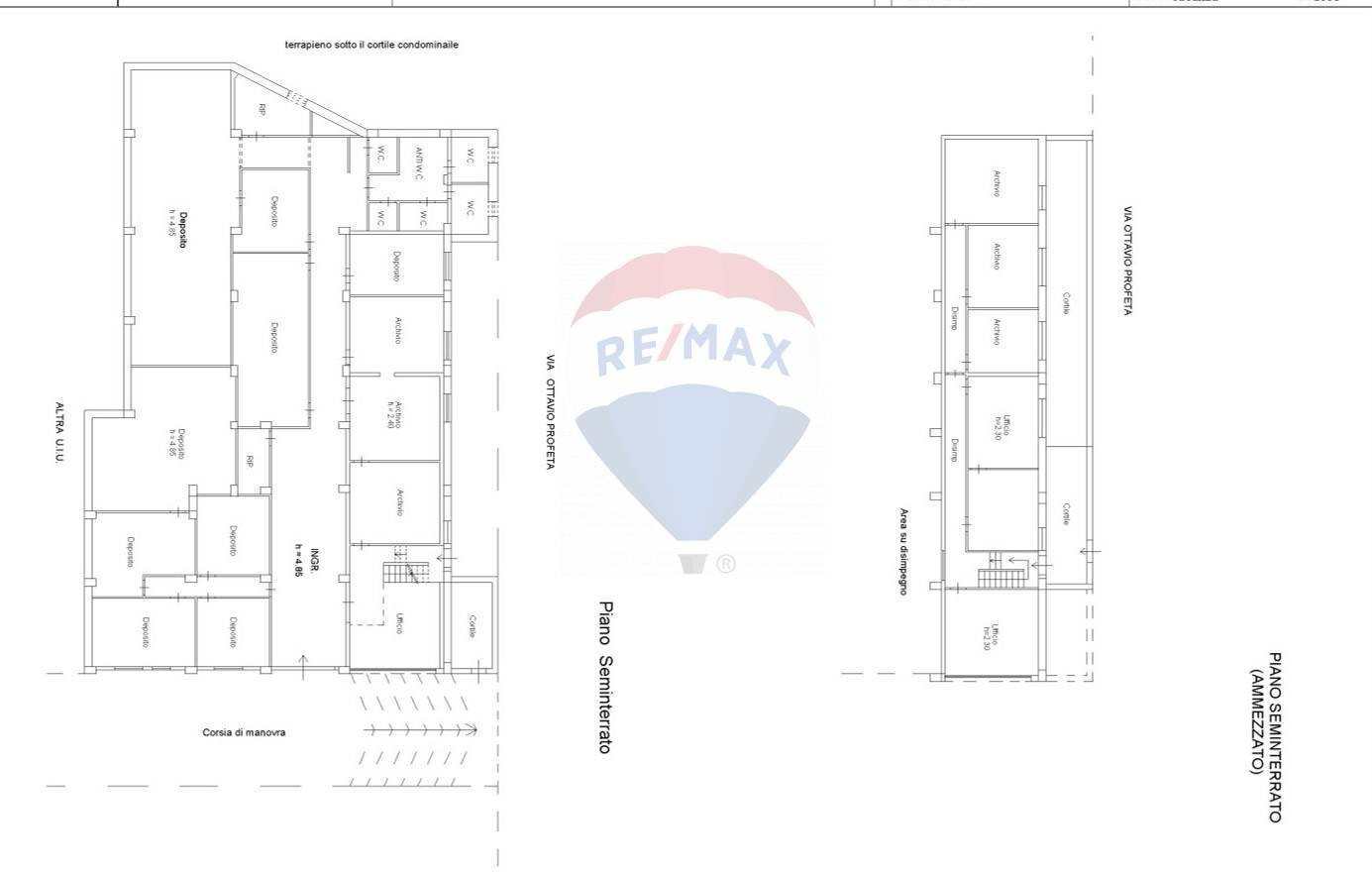 Pianta 2D - Commercial Premises Via Ottavio Profeta
 
2, Catania - floor plans 1