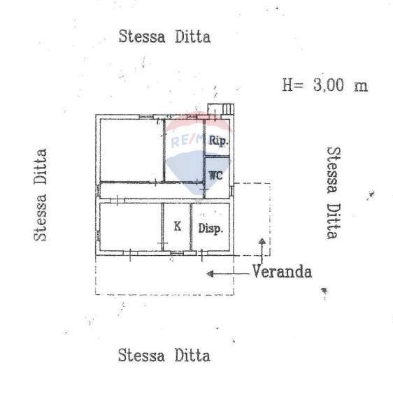 Pianta 2D - Independent house contrada cannellazza, Carlentini - floor plans 1