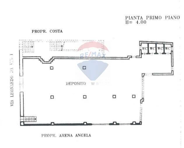 Pianta 2D - Locale Commerciale VIA LEONARDO DA VINCI
 
8, Paterno - planimetria 1