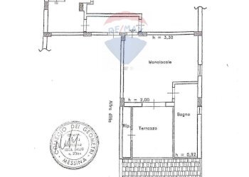 Pianta 2D - Monolocale Via Acqualadroni, Messina - foto 10