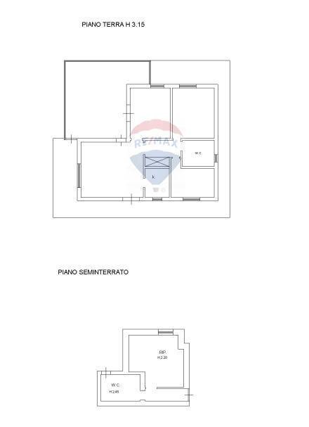 Pianta 2D - Villa Via Sciarella
 
67, Pedara - planimetria 1