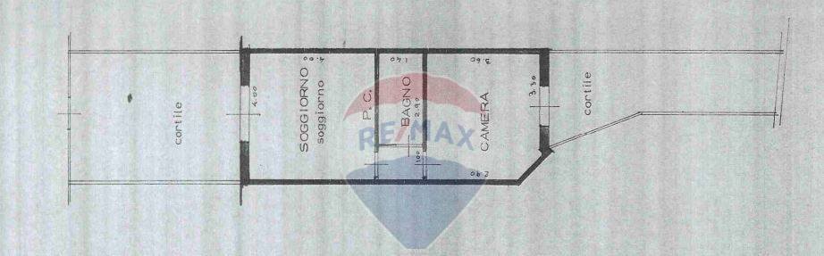 Pianta 2D - Casa indipendente c.da sillemi  residence Azzurra, Letojanni - planimetria 1