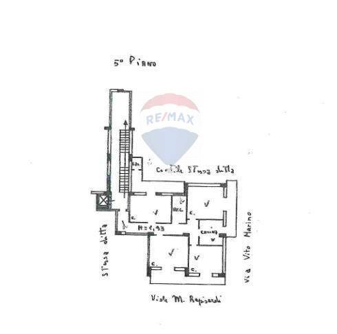 Pianta 2D - Appartamento Viale Mario Rapisardi
 
707, Catania - planimetria 1