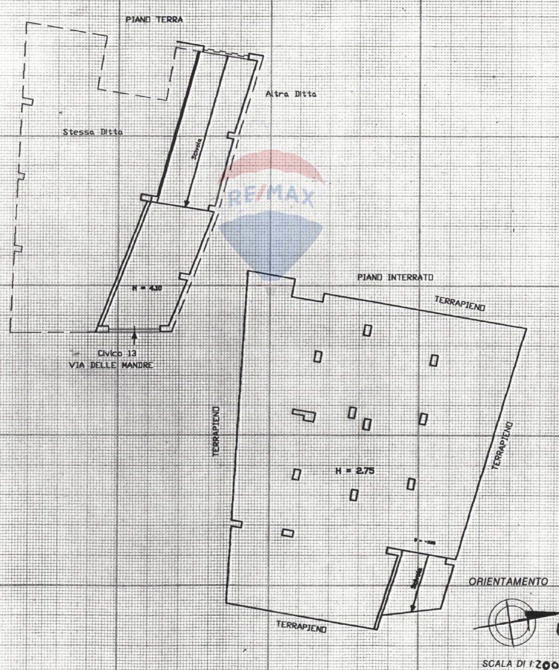 Pianta 2D - Box Via Delle Mandre
 
13, Catania - planimetria 1