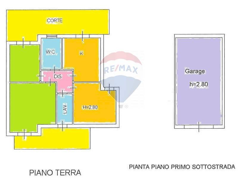 Pianta 2D - Quadrilocale Via Cancelliere
 
54/C, Zafferana Etnea - planimetria 1