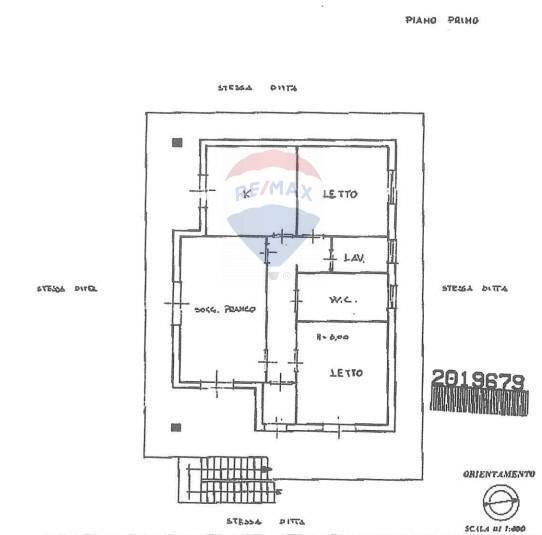 Pianta 2D - Casa semi indipendente Via Cesare Beccaria
 
10, Pedara - planimetria 1
