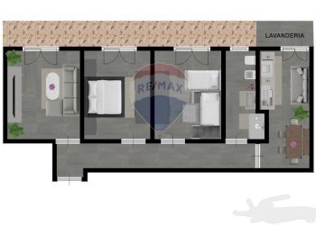 Pianta 2D - Trilocale Viale Grimaldi
 
16, Catania - foto 17