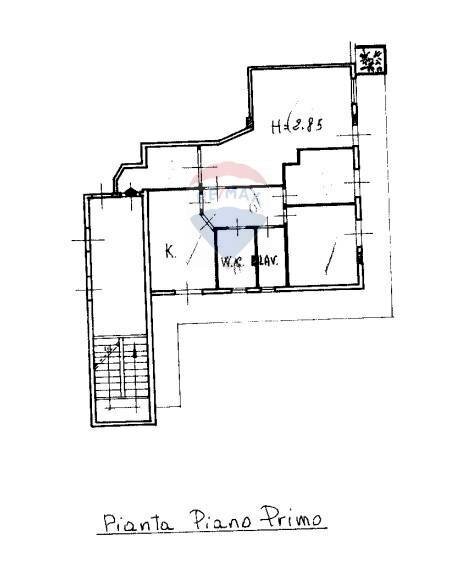 Pianta 2D - Quadrilocale Corso Italia
 
138, Paterno - planimetria 1