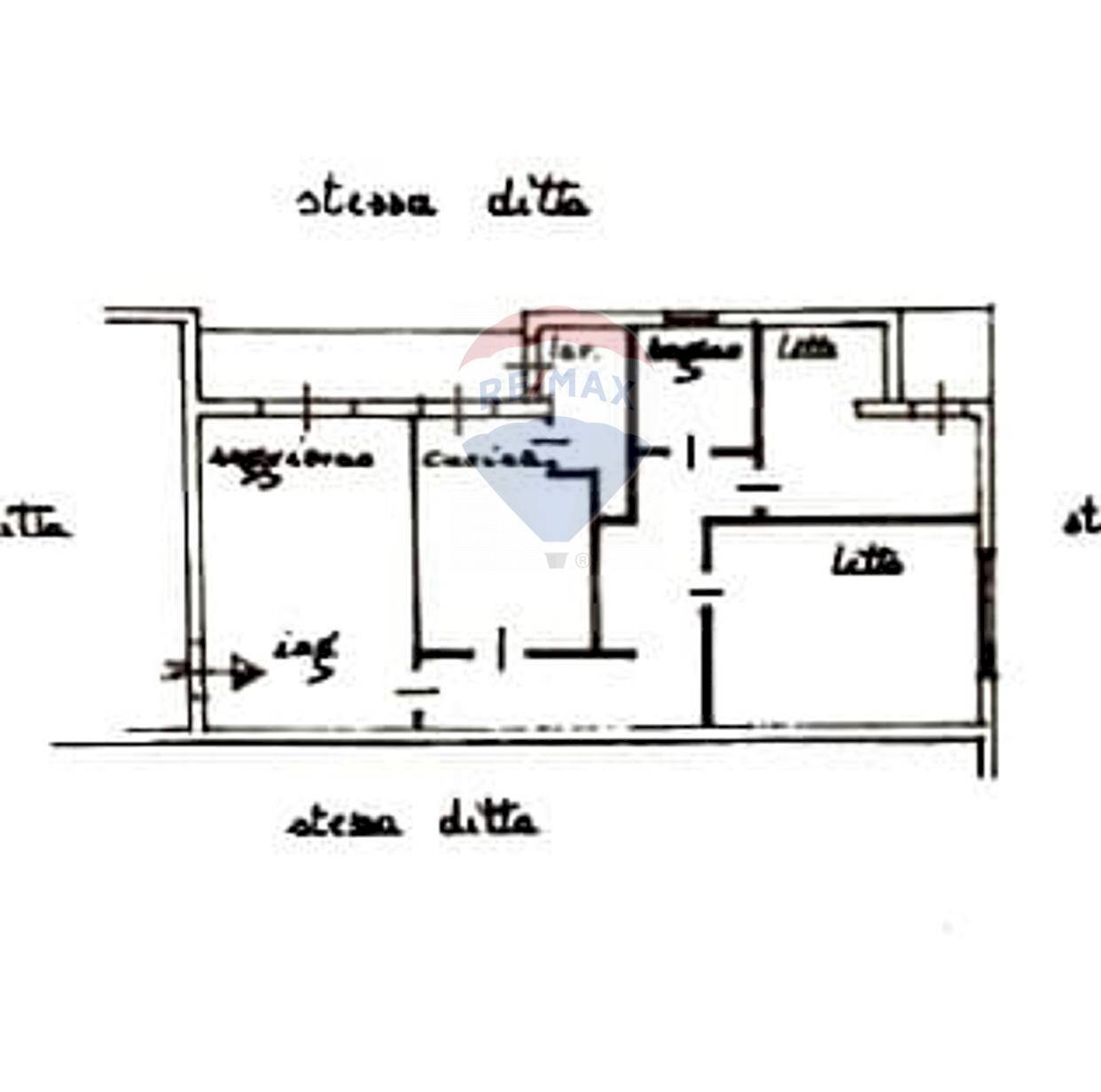 Pianta 2D - Appartamento Via Bouganvillea
 
31, Caltagirone - planimetria 1