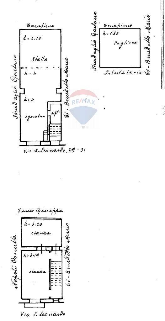 Pianta 2D - Casa semi indipendente Via San Leonardo
 
31, Caltagirone - planimetria 1