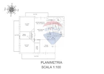 Pianta 2D - Quadrilocale Via Verga
 
snc, Acireale - foto 1