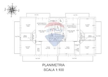 Pianta 2D - Quadrilocale Via Verga
 
snc, Acireale - foto 2