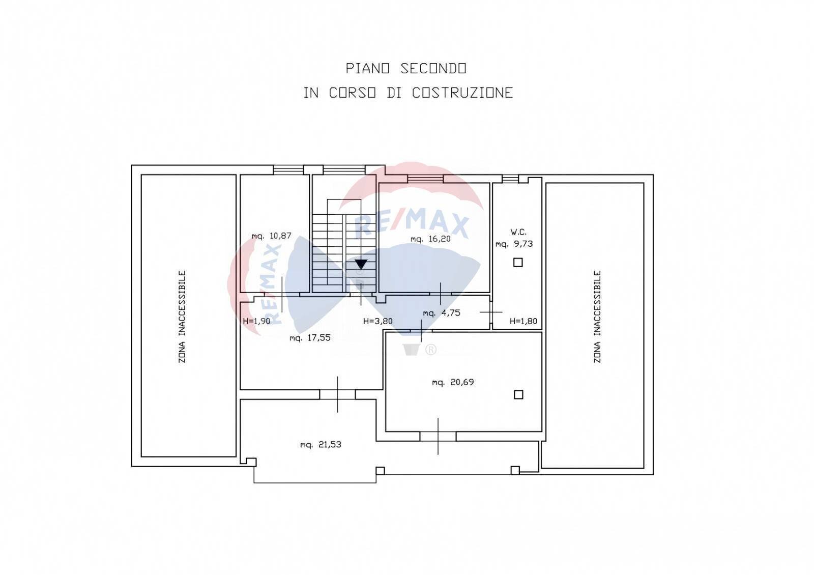 Pianta 2D - Attico Via Peppino Impastato
 
26, Catania - planimetria 1