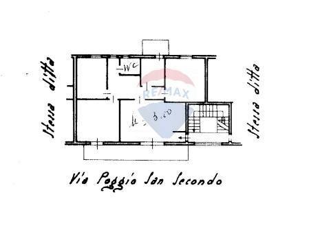Pianta 2D - Appartamento Via Poggio San Secondo
 
35, Caltagirone - planimetria 1