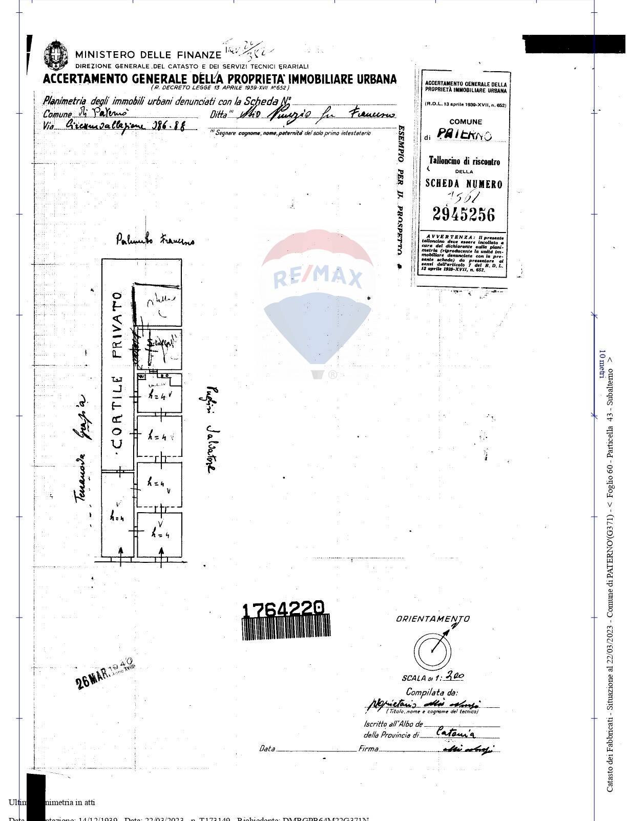 Pianta 2D - Casa indipendente Via Circumvallazione
 
386/388, Paterno - planimetria 1