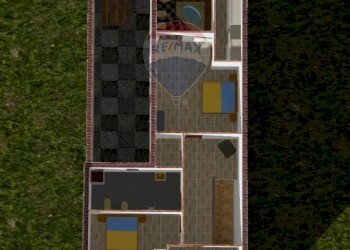 Pianta 3D - Casa indipendente Via Circumvallazione
 
386/388, Paterno - foto 24