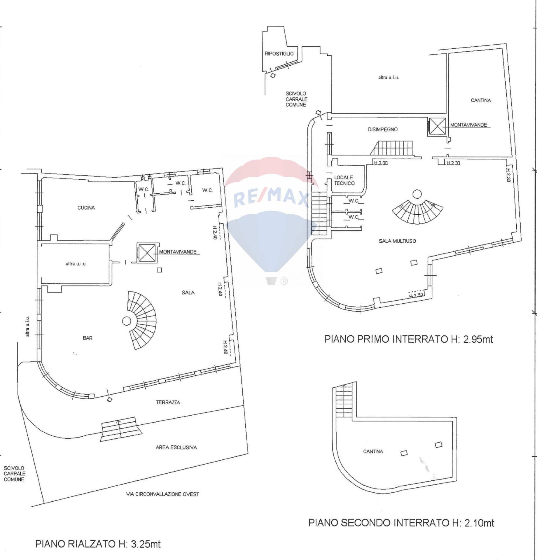 Pianta 2D - Commercial Premises Via Circonvallazione Ovest
 
94, Ciserano - floor plans 1