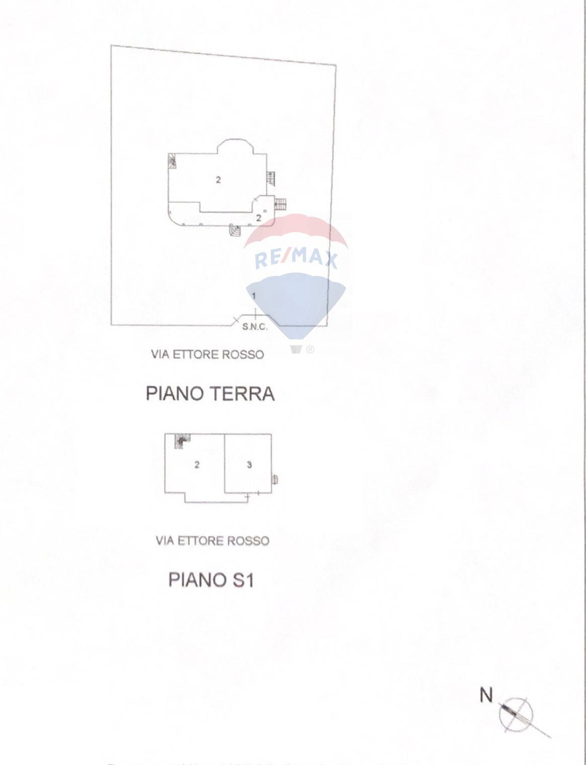 Pianta 2D - Villa via Ettore Rosso
 
5, Roma - planimetria 1