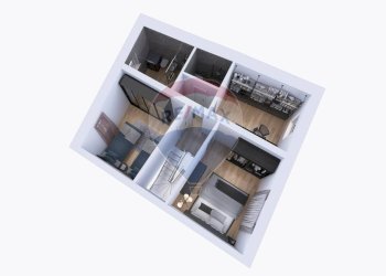 Pianta 3D - Appartamento Piazza della repubblica
 
7, Monte San Vito - foto 2