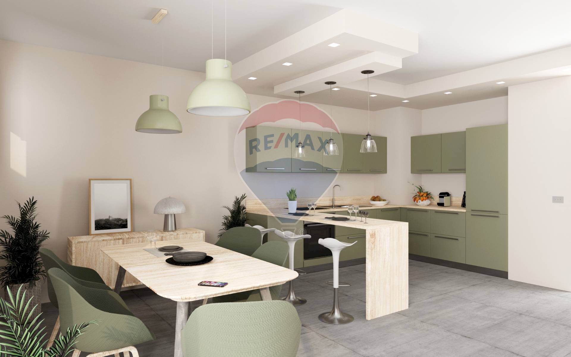 Sala da pranzo - Appartamento Via Fano
13, Maiolati Spontini - foto 2