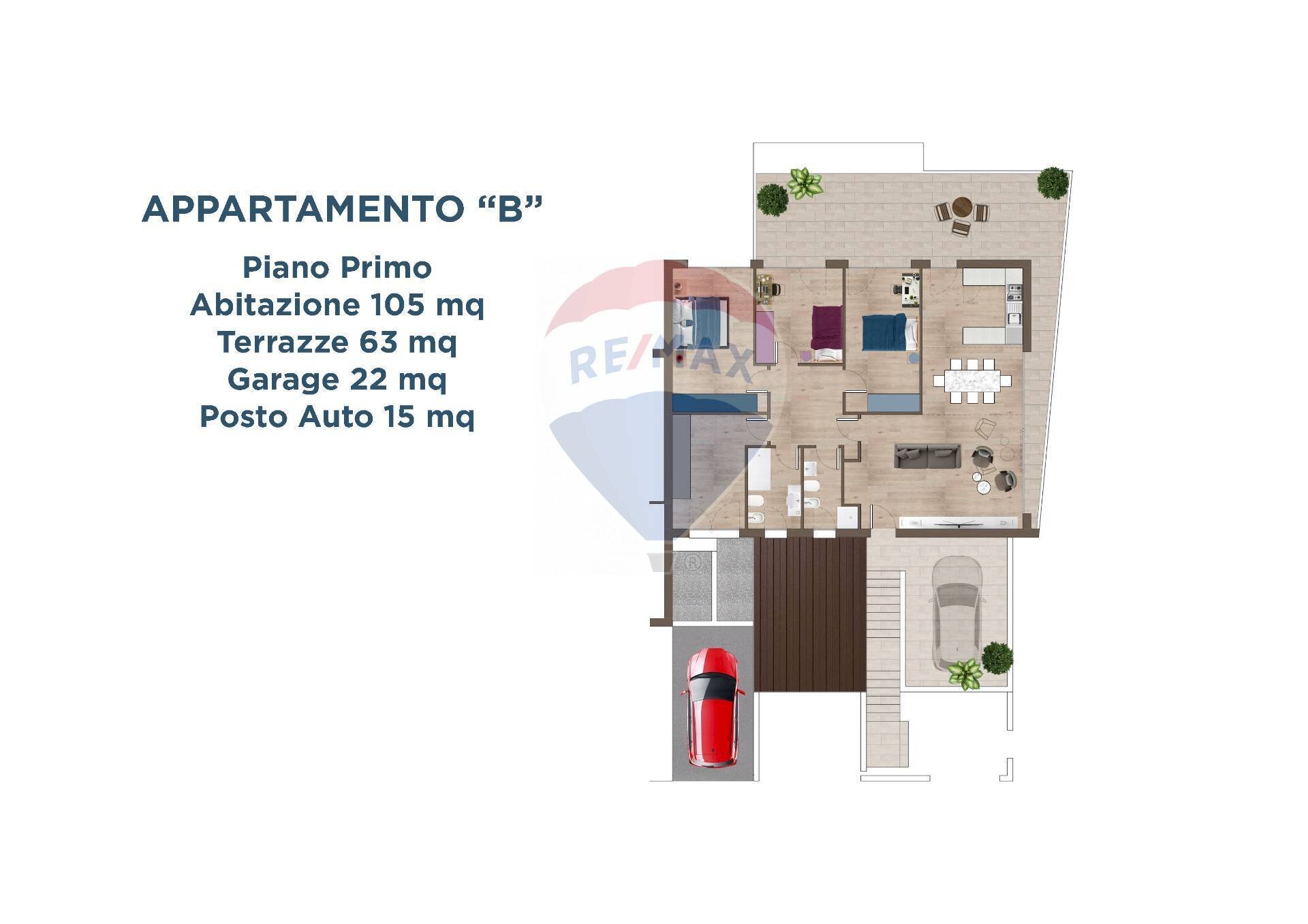 Pianta 2D - Appartamento Via Fano
 
13, Maiolati Spontini - planimetria 1