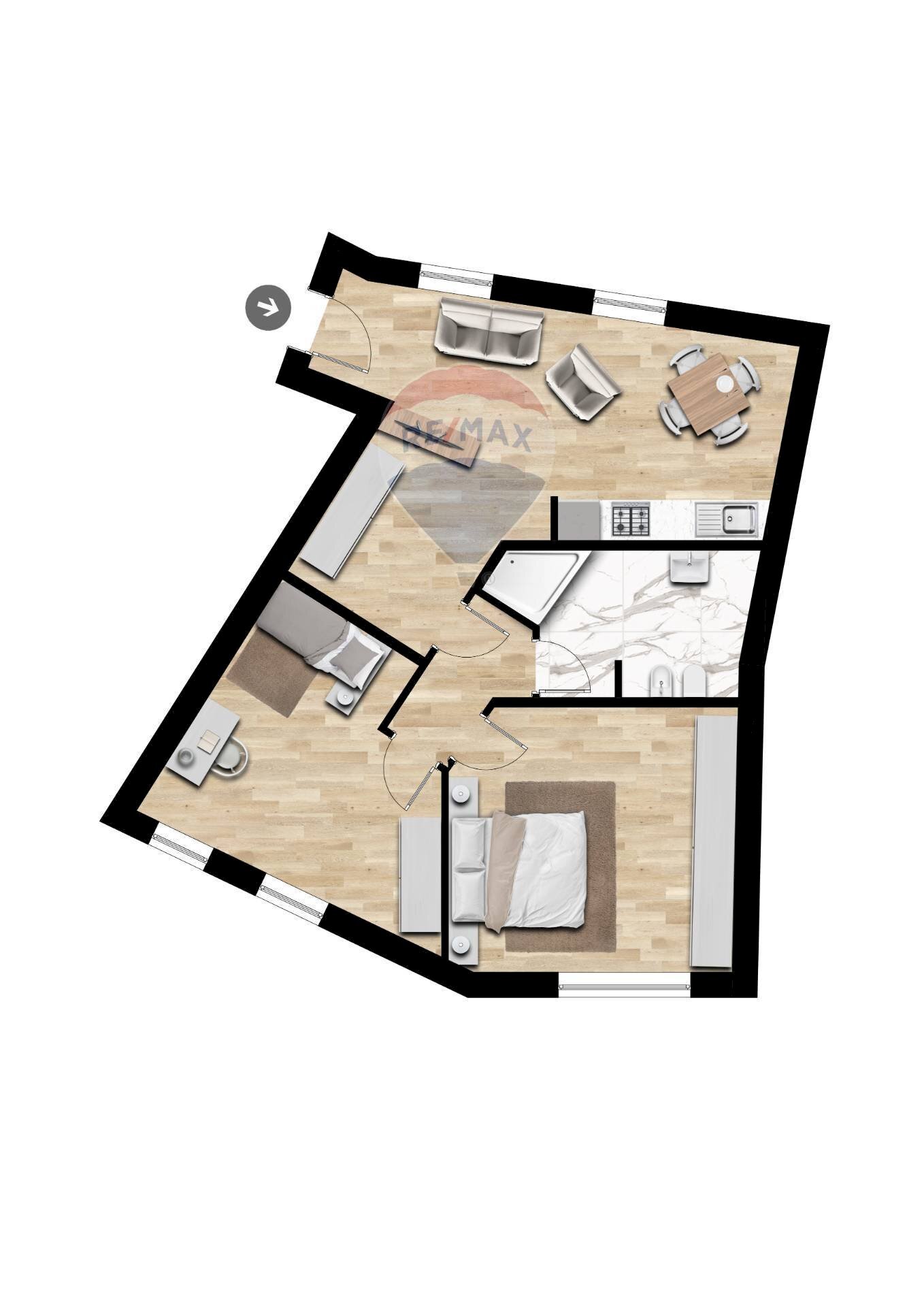 Pianta 2D - Casa semi indipendente via Mazzini
 
24, 22, San Marcello - foto 2