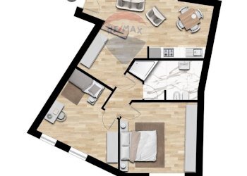 Pianta 2D - Casa semi indipendente via Mazzini
 
24, 22, San Marcello - foto 2