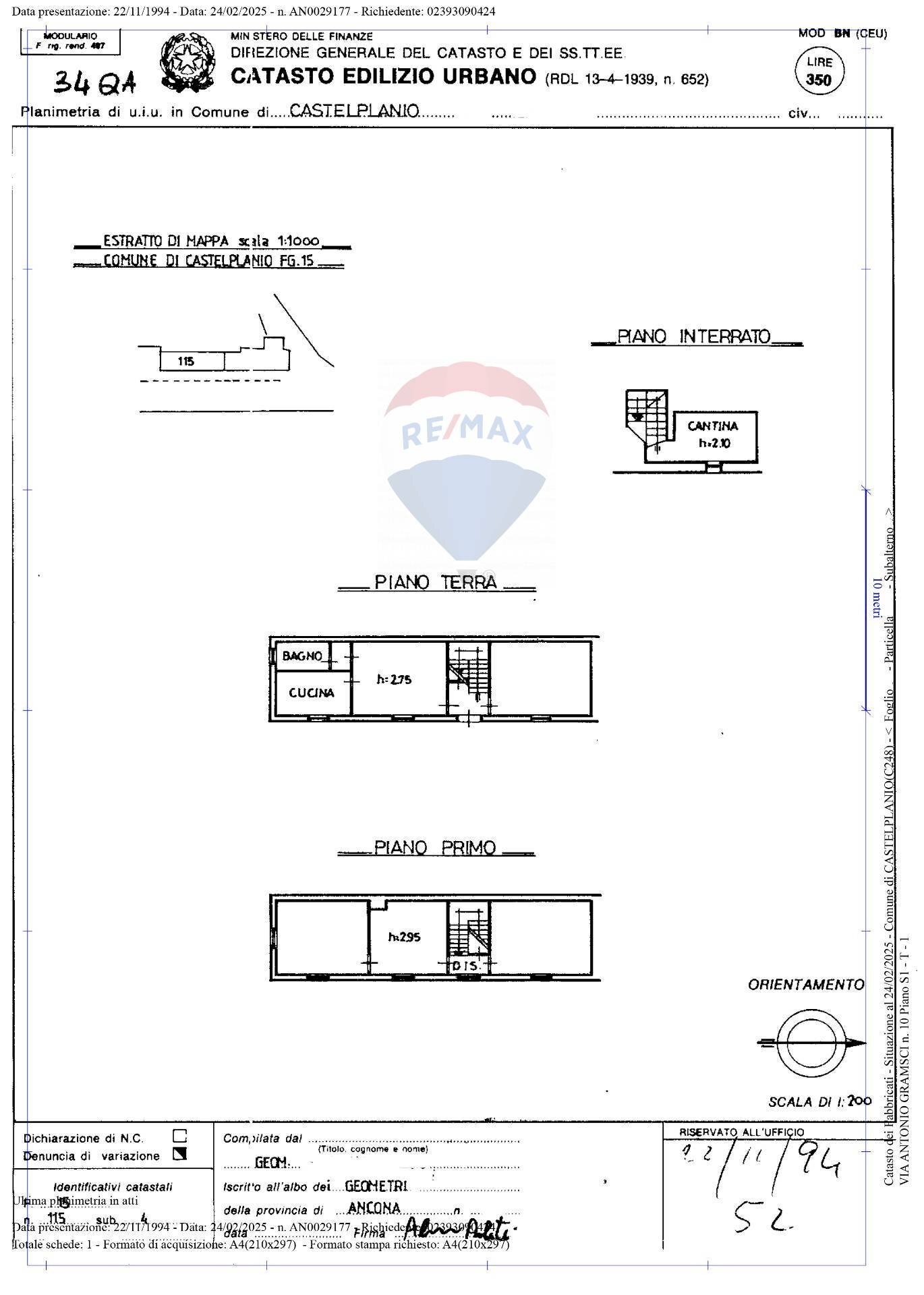 Pianta 2D - Semi-detached house Via Antonio Gramsci
 
10, Castelplanio - floor plans 1