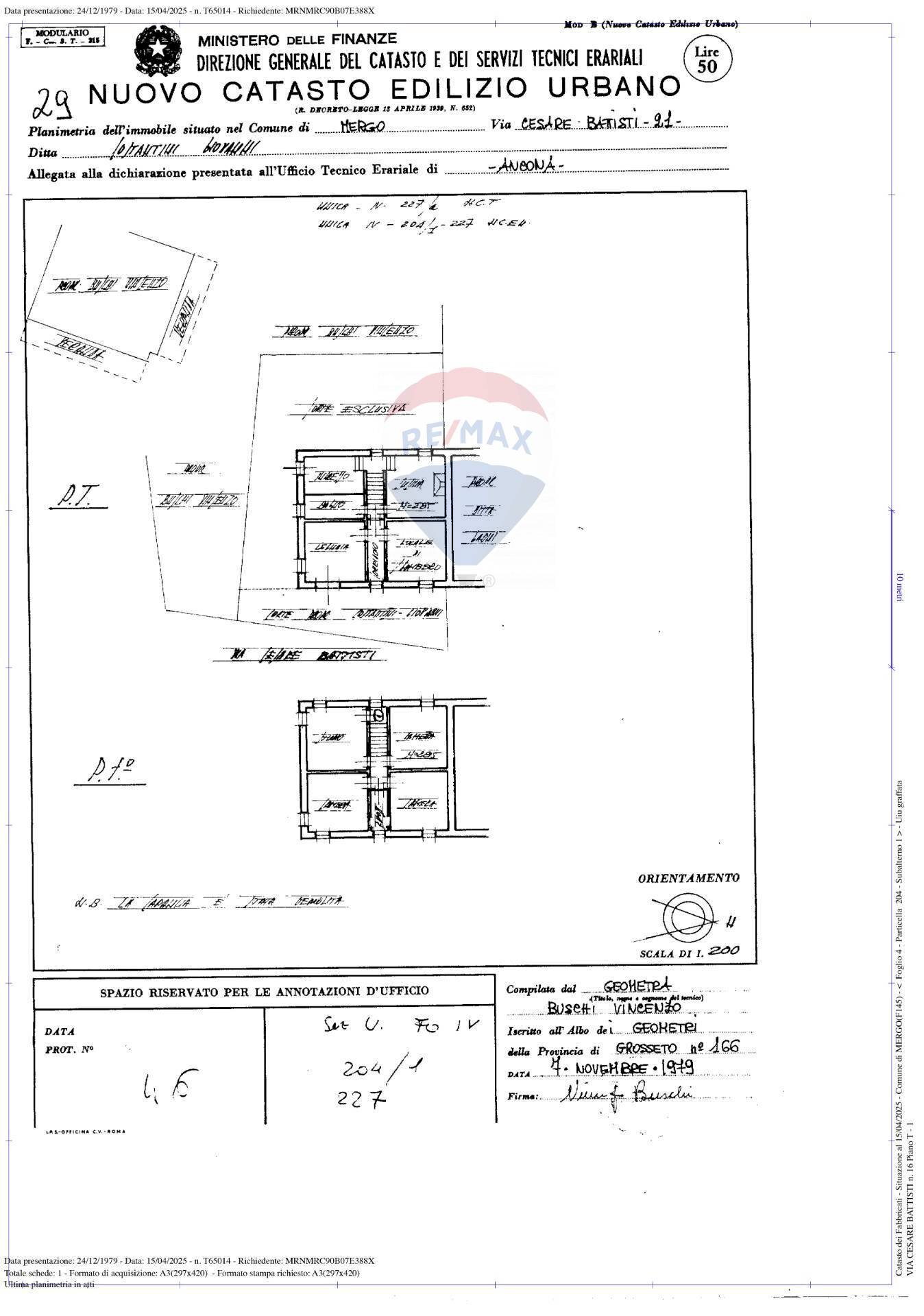 Pianta 2D - Semi-detached house via cesare battisti
 
16, Mergo - floor plans 1