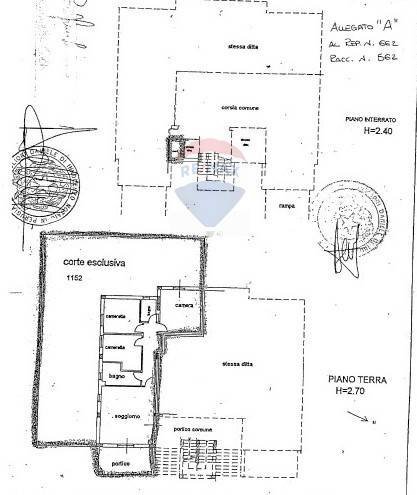 Pianta 2D - Four-room apartment Via Cristoforo  Colombo
 
240, Castiglione del Lago - floor plans 1