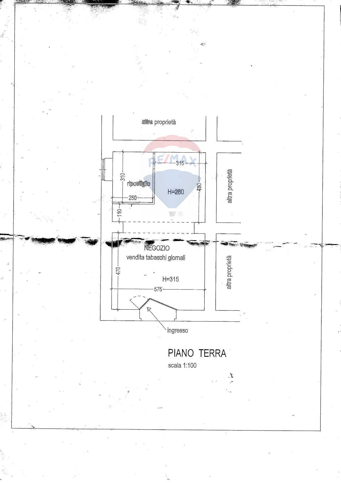 Pianta 2D - Attività Commerciale Via Vittorio Emanuele
 
35, Castiglione del Lago - planimetria 1