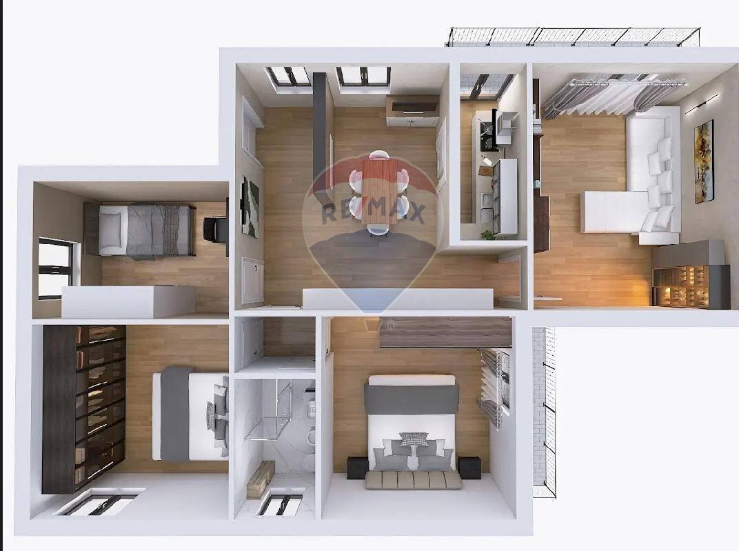 Pianta 3D - Four-room apartment Cupramontana - photo 2