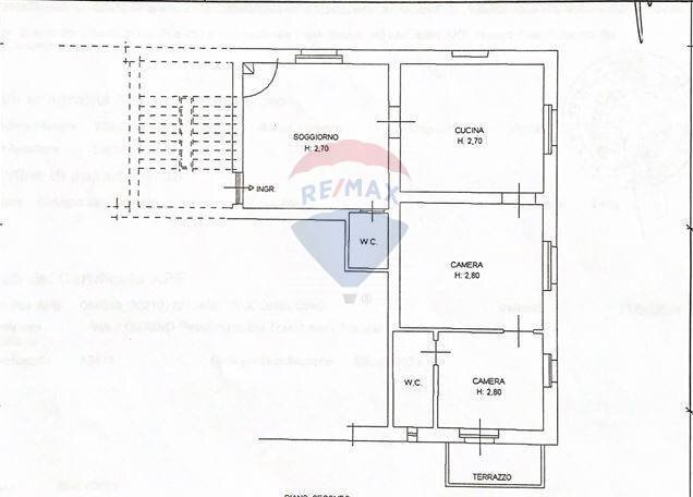 Pianta 2D - Four-room apartment Via due giugno
 
9, Passignano sul Trasimeno - floor plans 1