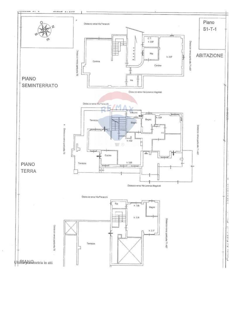 Pianta 2D - Villa via Magalotti, Anzio - floor plans 1