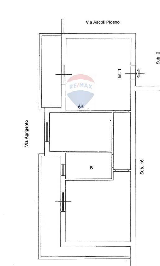 Pianta 2D - Trilocale Via Agrigento
 
30, Ardea - planimetria 1