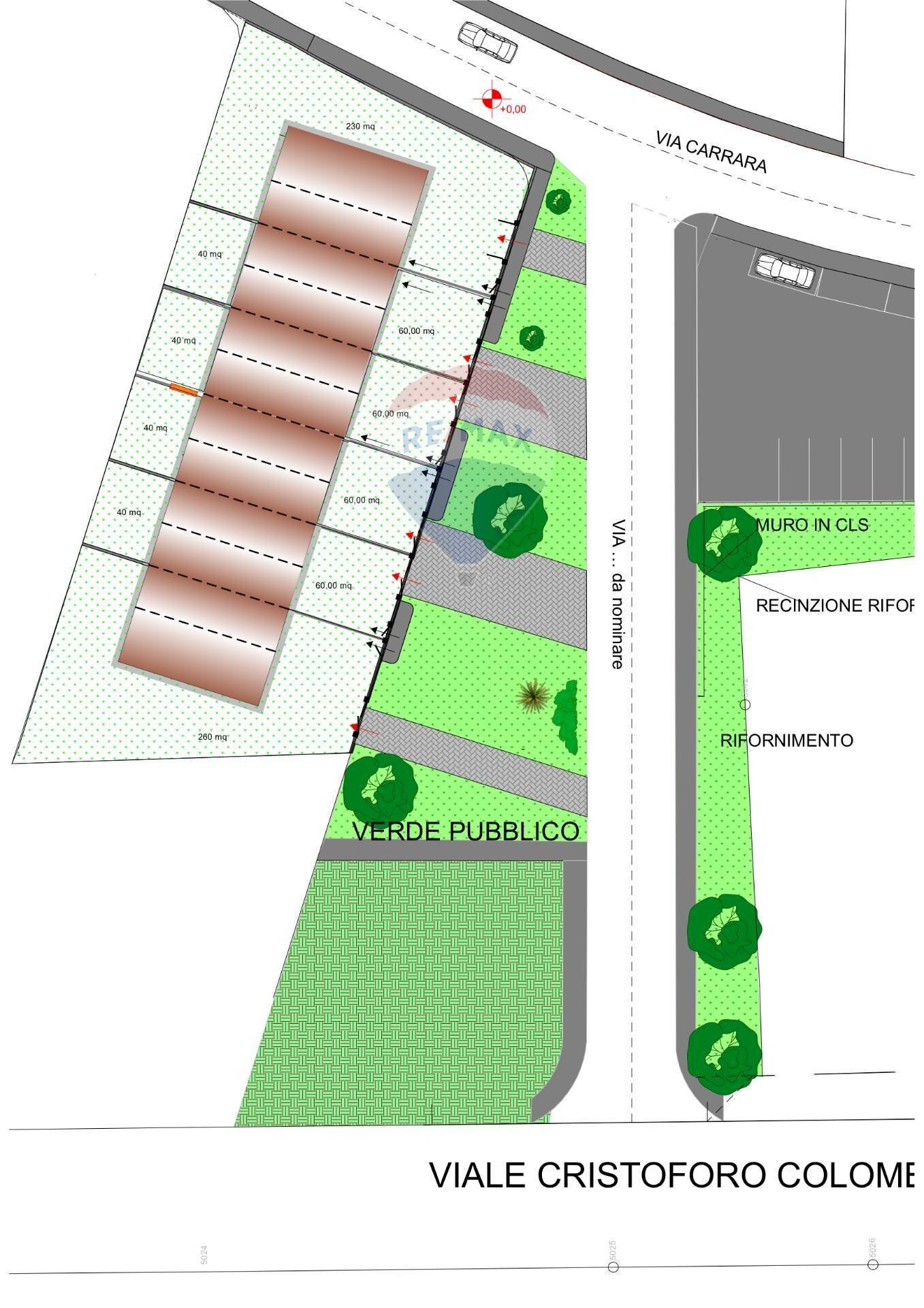Pianta 2D - Terraced Villa via carrara, San Giovanni la Punta - floor plans 1