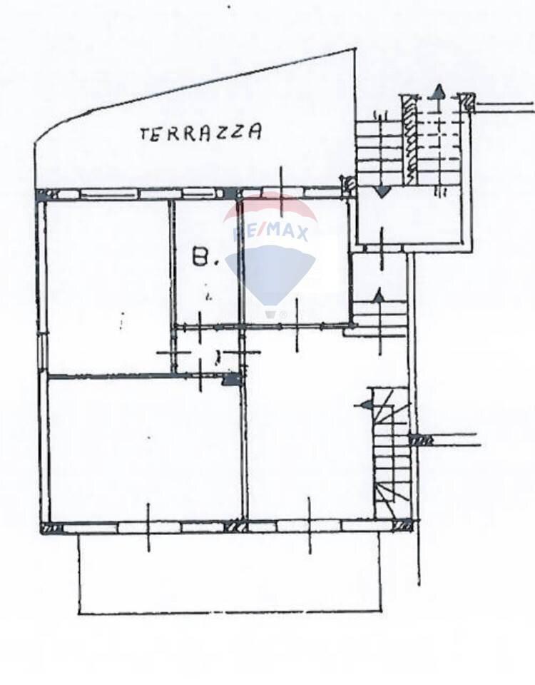 Pianta 2D - Appartamento via litteri
 
240-242, Aci Castello - planimetria 1