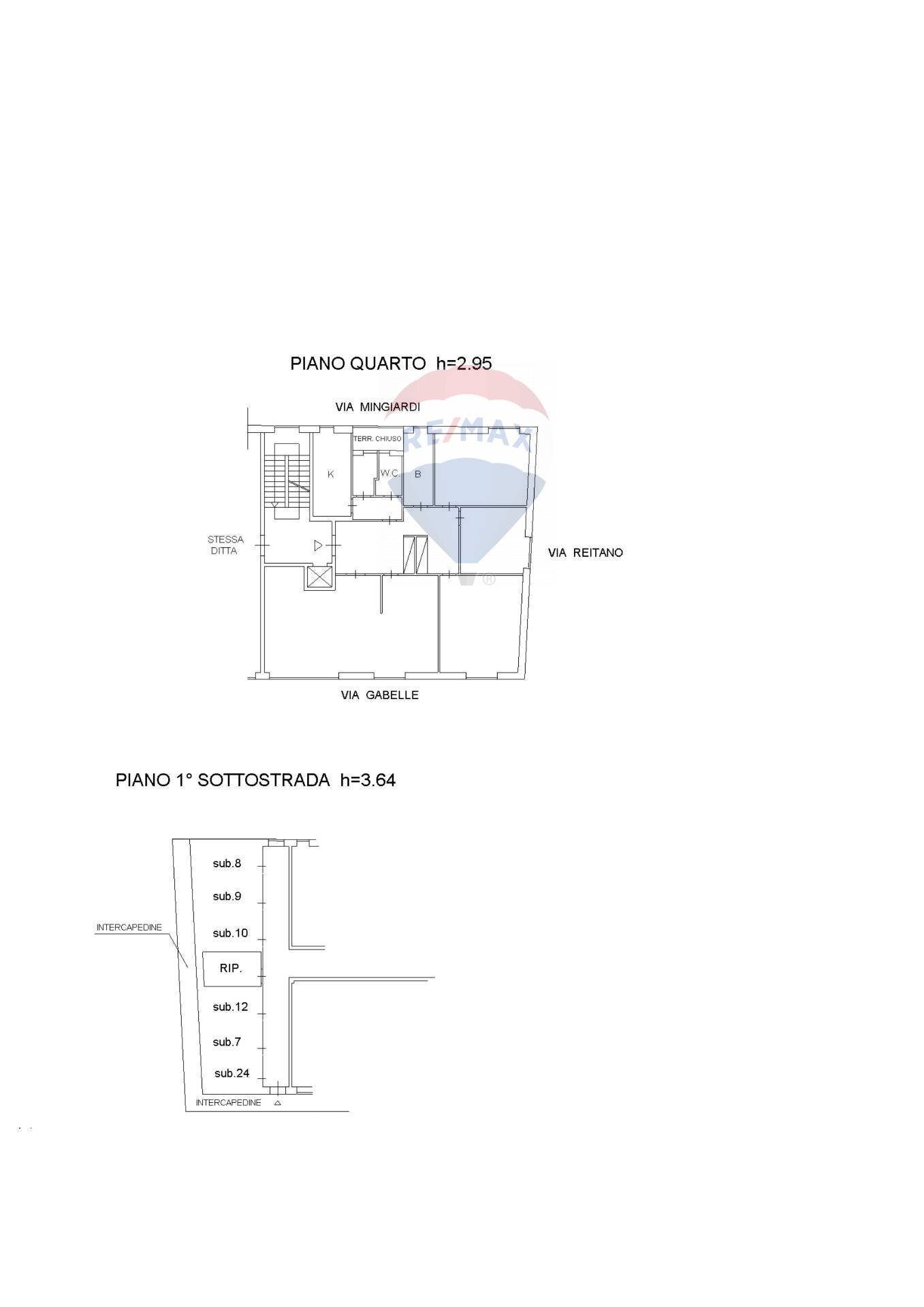 Pianta 2D - Appartamento Via Gabelle
 
7, Caltagirone - planimetria 1