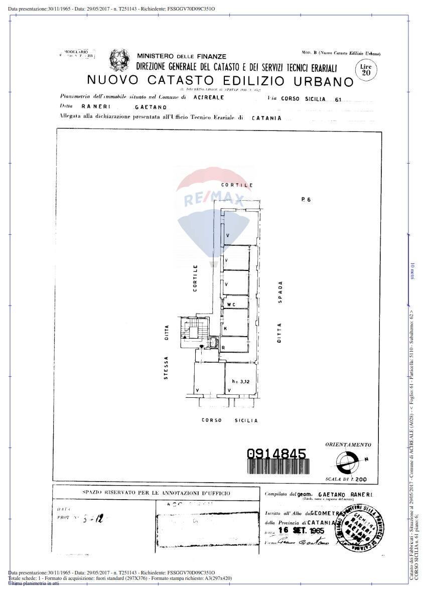 Pianta 2D - Apartment Corso Sicilia
 
65, Acireale - floor plans 1