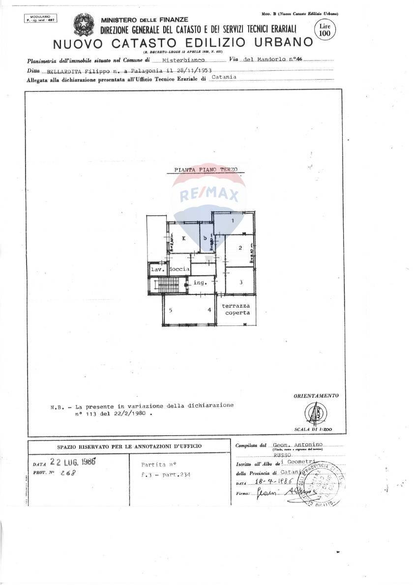Pianta 2D - Apartment Via Del Mandorlo
 
46, Misterbianco - floor plans 1