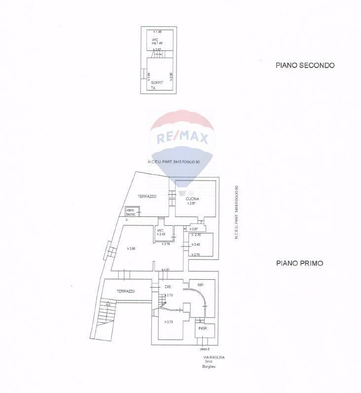 Pianta 2D - Independent house Via Ragusa
 
10, Calascibetta - floor plans 1
