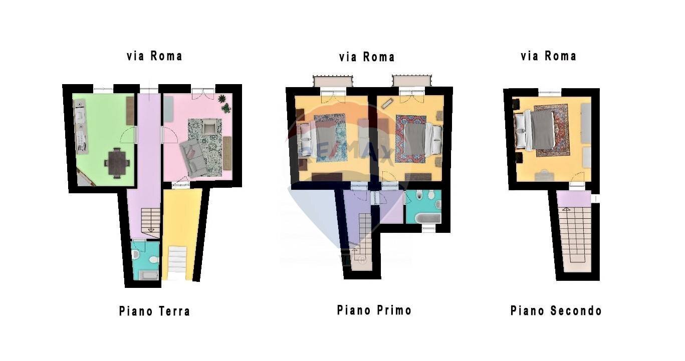 Pianta 2D - Casa semi indipendente via Roma
 
101, Solopaca - planimetria 1