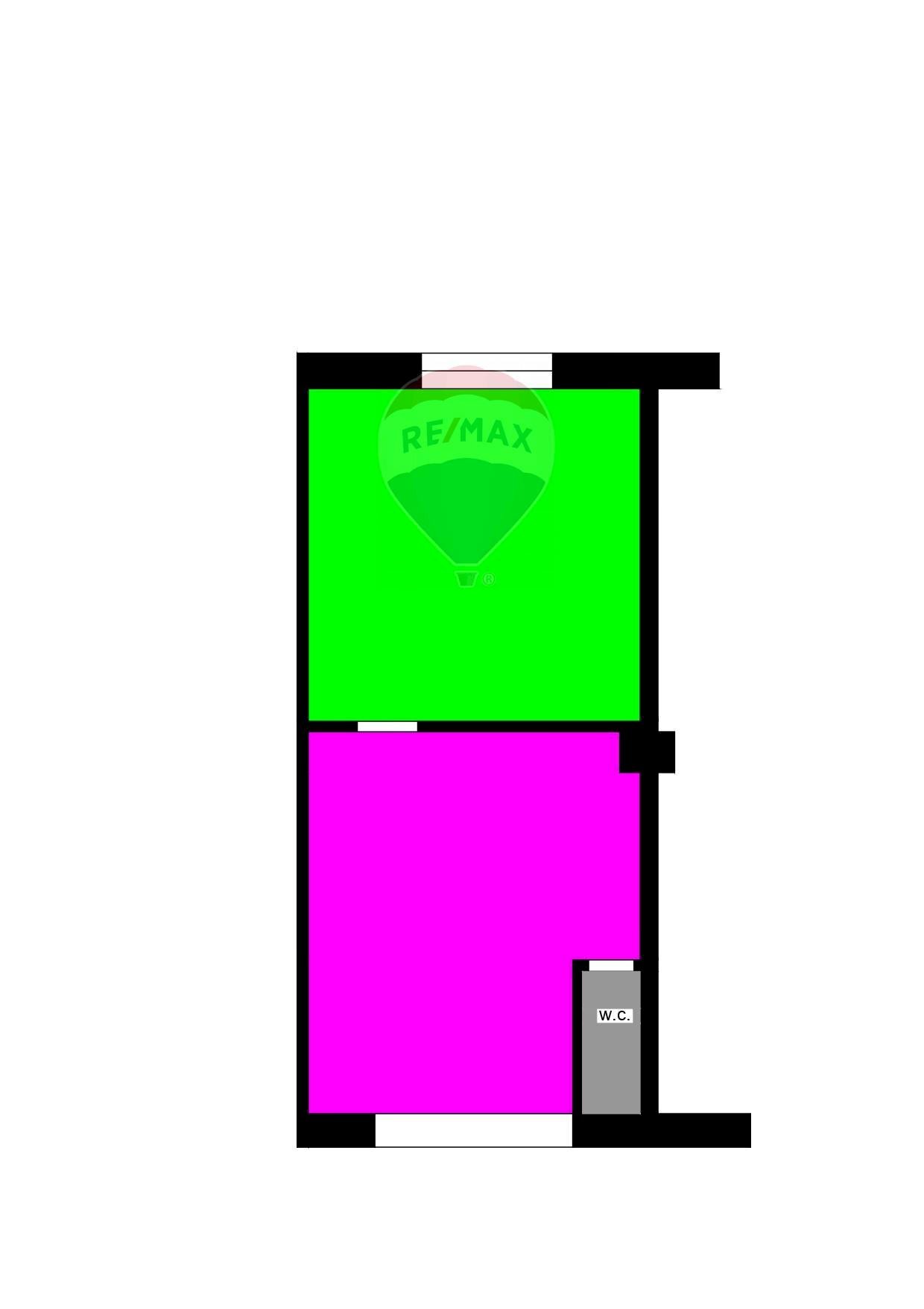 Pianta 2D - Locale Commerciale Via Albino Albini, Napoli - planimetria 1
