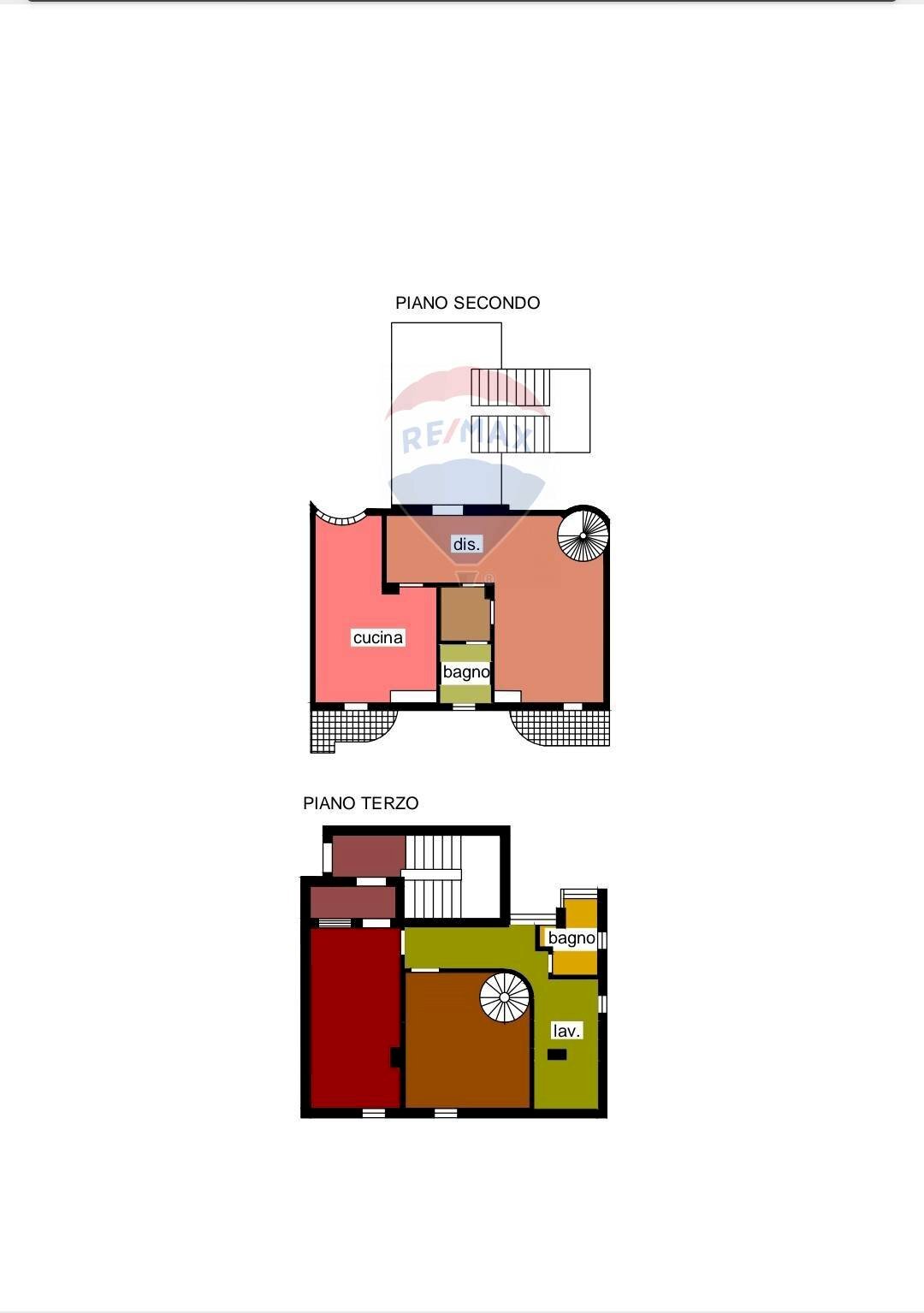 Pianta 2D - Semi-detached Villa Via Guglielmo Stendardo
 
3, Sparanise - floor plans 1