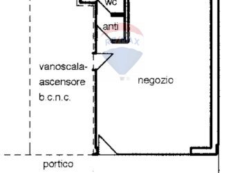 Pianta 2D - Negozio Via Romanina
 
29/A, Castelfranco Veneto - foto 7