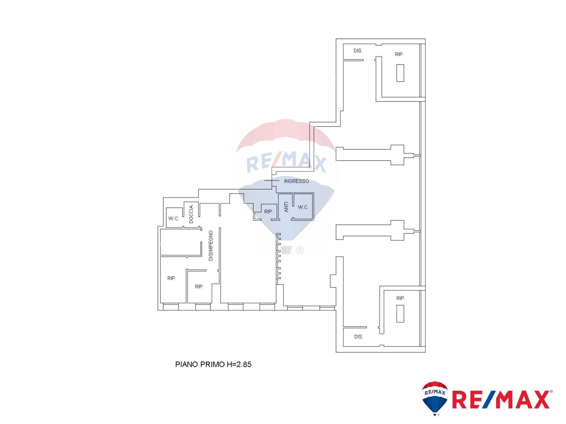 Pianta 2D - Ufficio GALLERIA DELLE PORTE CONTARINE
 
4, Padova - foto 2