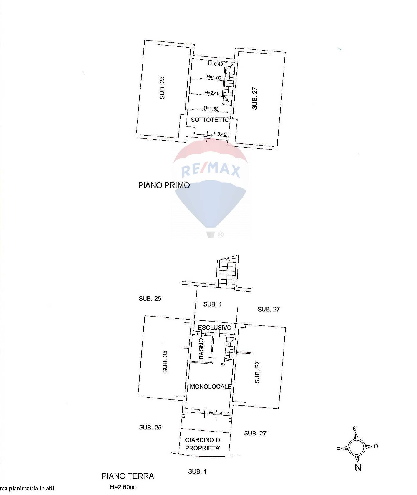 Pianta 2D - One-room apartment VIA GROMELLO
 
10, Sant'Omobono Terme - floor plans 1