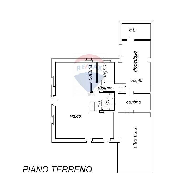 Pianta 2D - Casa indipendente via costa san gallo
 
8, San Giovanni Bianco - planimetria 1