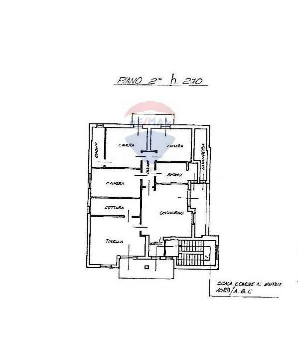 Pianta 2D - Quadrilocale VIA FRANZI
 
71, Foresto Sparso - planimetria 1